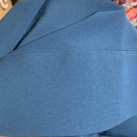 #21a size 16 Torrid NWT Blue V-Neck front & back Dress w pockets n zip back - Picture 6 of 7